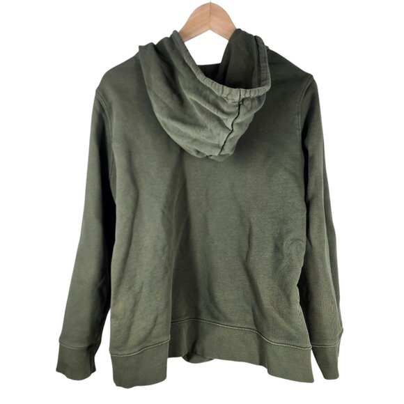 Adidas Trefoil Logo Hoodie Olive Green Cotton Blend‎ Size L - Picture 2 of 8